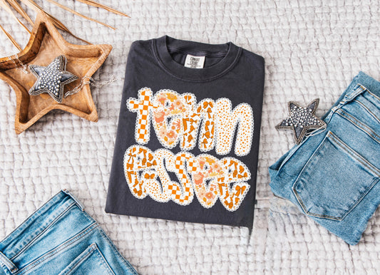 Orange Lace Tennessee Tee