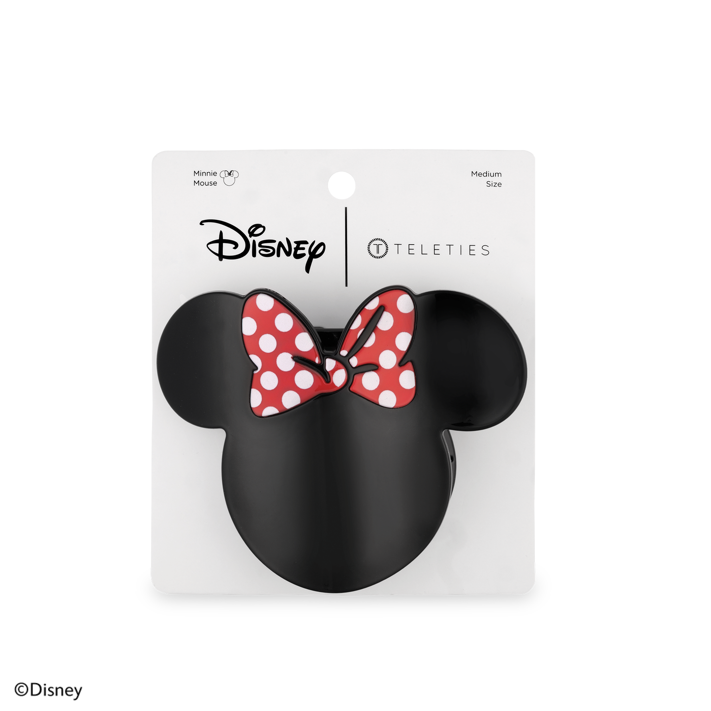 Disney: Minnie Mouse Shaped|  Flat Hair Clip