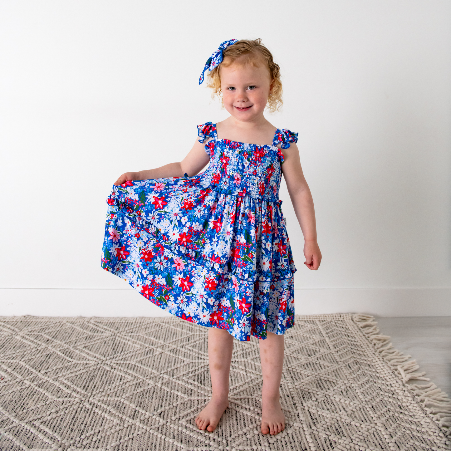 Presley Floral Smocked Dress