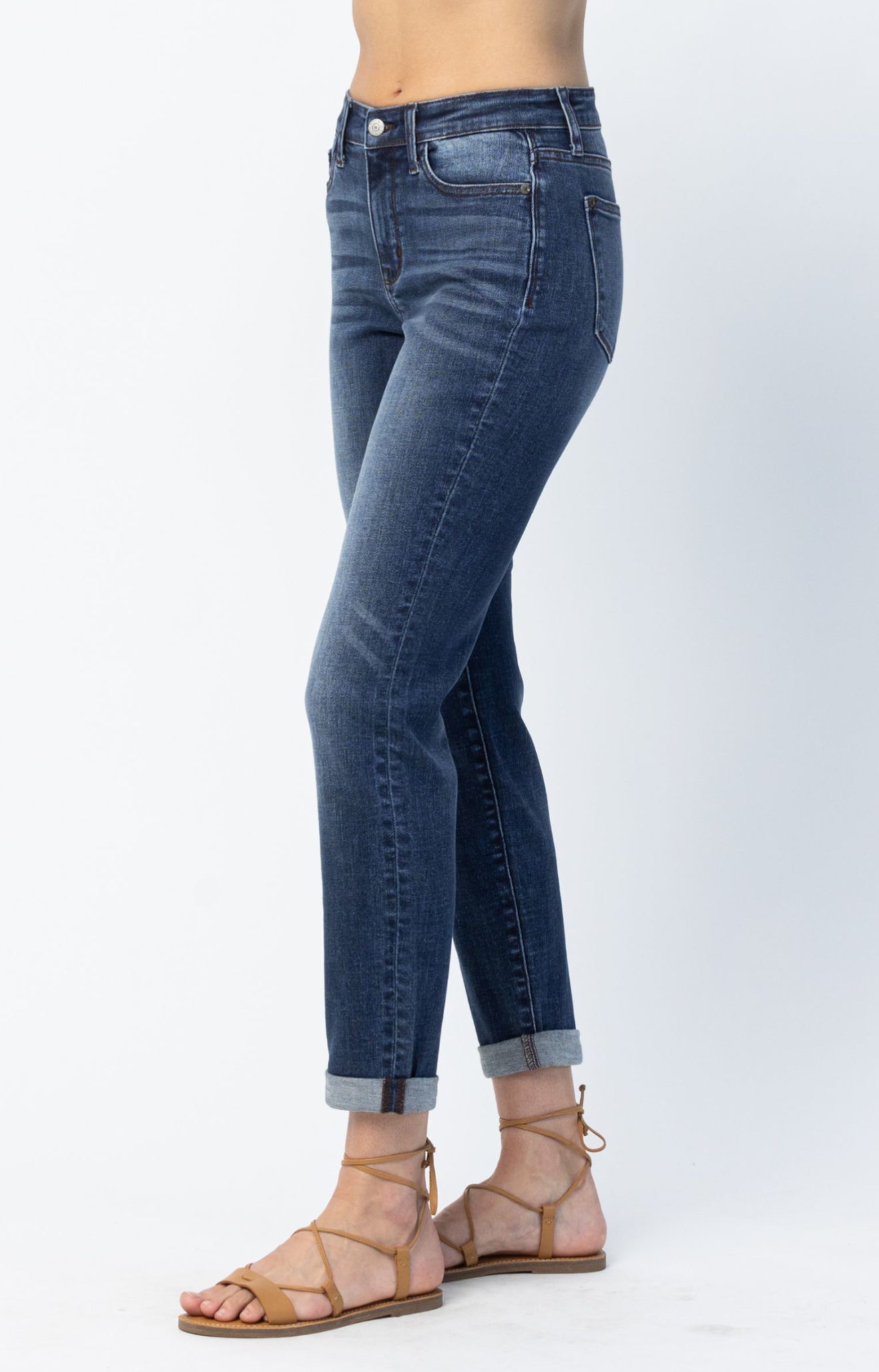 Judy Blue Basic Cuffed Slim Fit