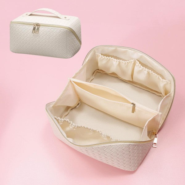 Woven Makeup Travel Case