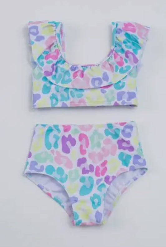 Rainbow Leopard Swimsuit