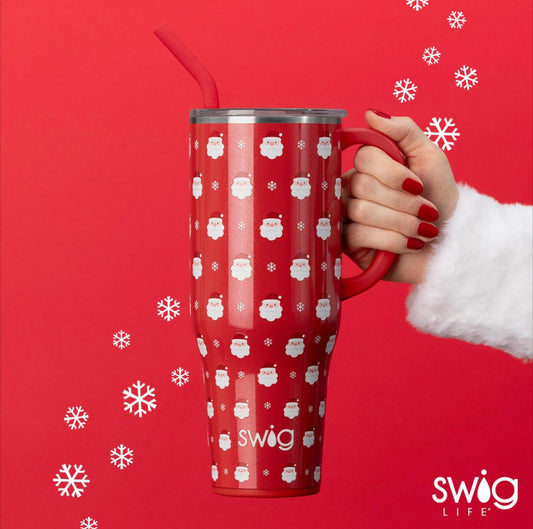 Swig 40oz Mega Mug in Santa Baby