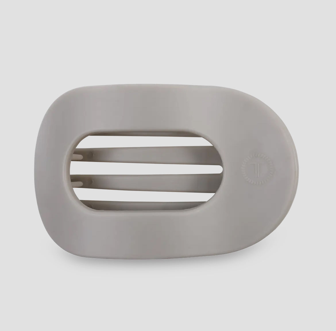Teleties Silver Flames Round Hair Clip