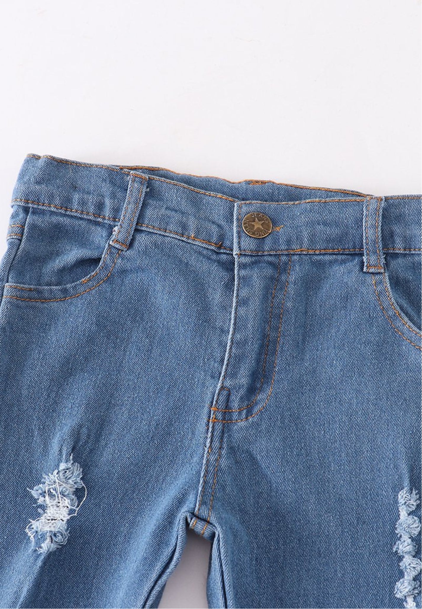 Girl’s Double Layered Denim