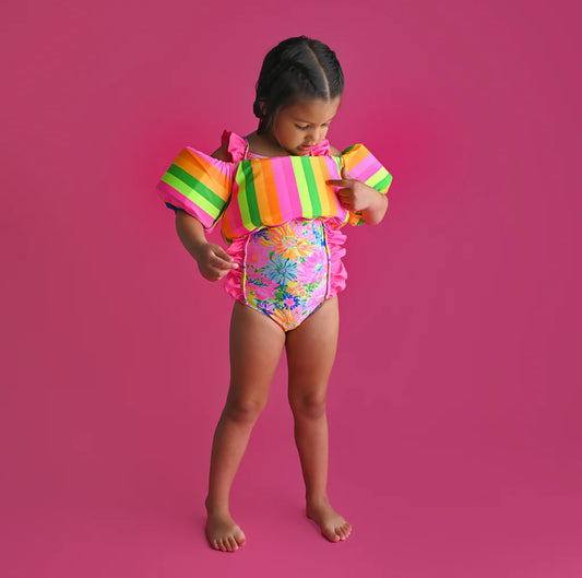 Stephanie Stripe Floatie Cover by Gigi & Max