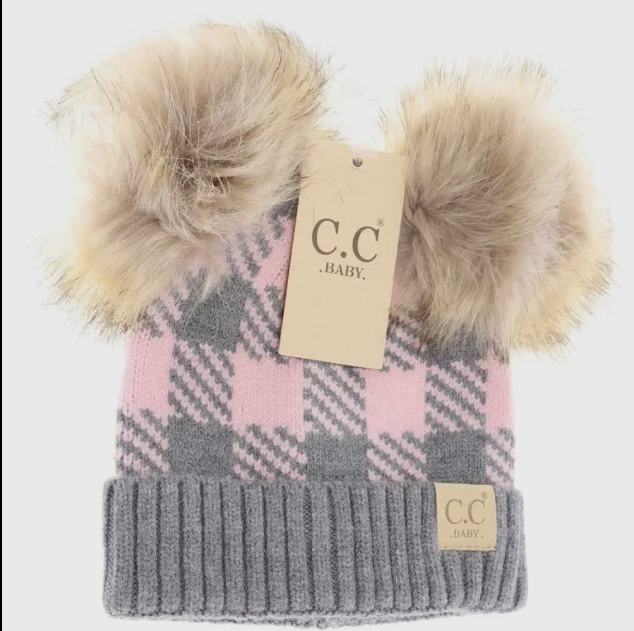 CC Baby Buffalo Check Beanie