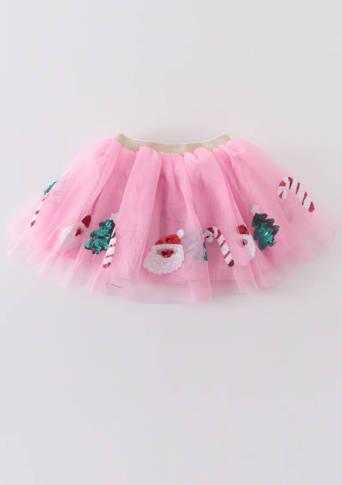 Christmas Pink Sequin Tutu