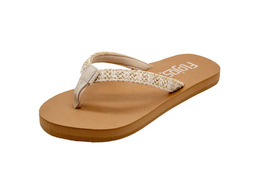 Flojos Girls Juno Weave Flip Flops