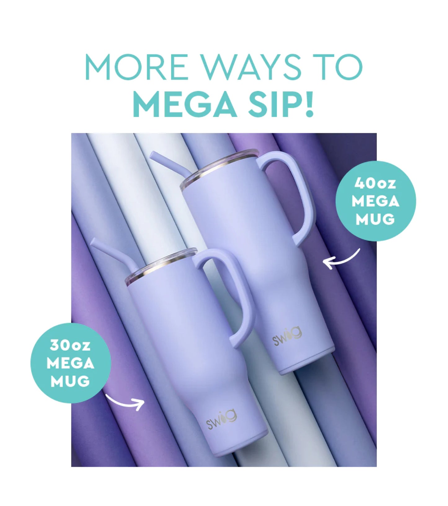 Swig 30oz Mega Mug in Cloud Nine