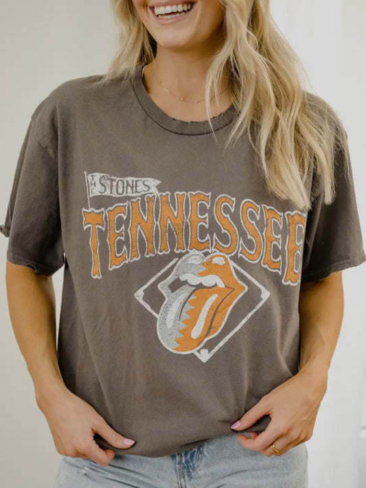 Rolling Stones Tennessee Vols Thrifted Tee