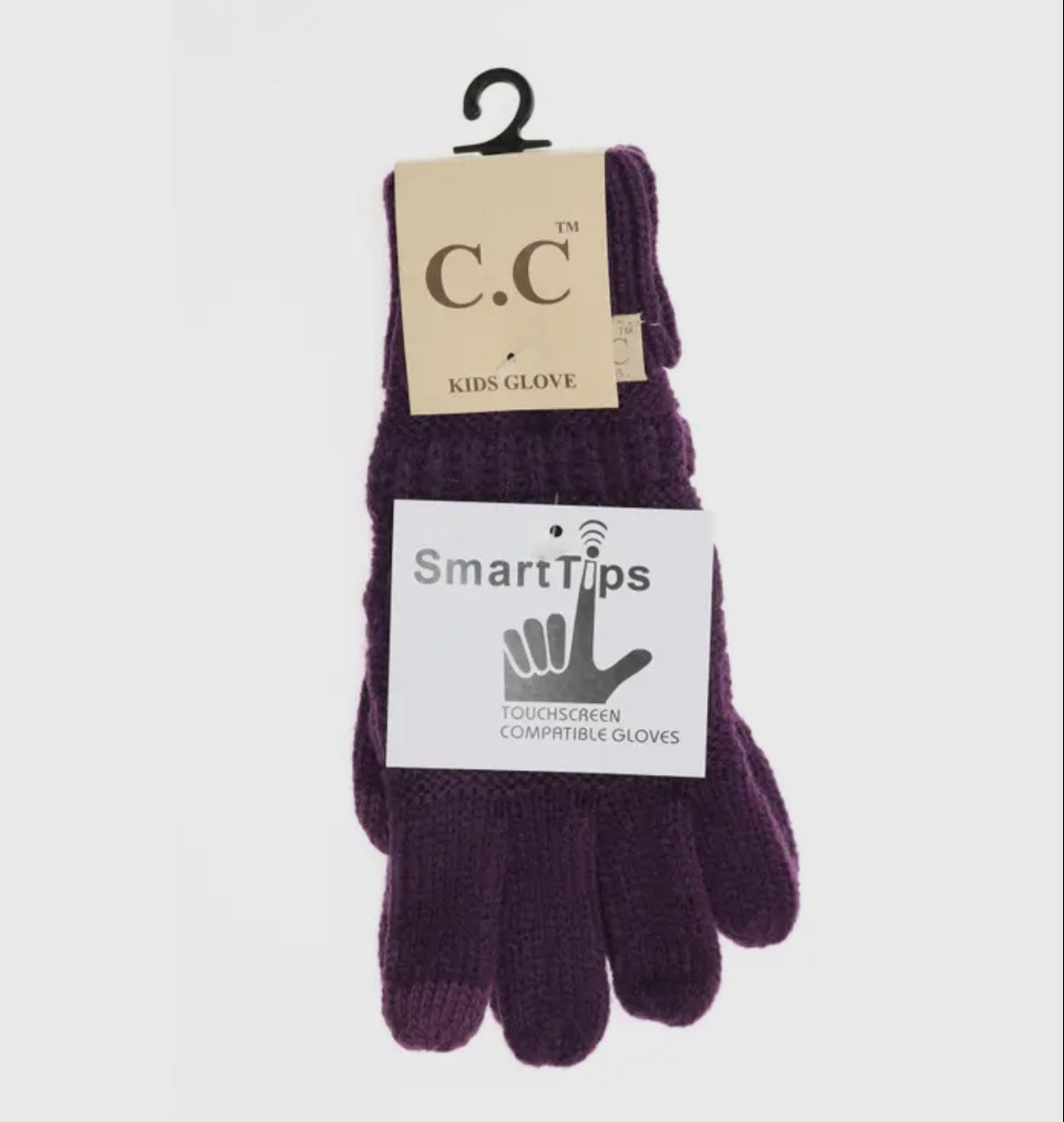 CC Cable Knit Kids Gloves