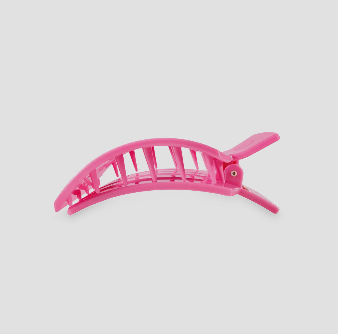 Teleties Paradise Pink Flat Square Hair Clip