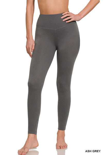 Microfiber Wide Waist Leggings (6 colors)