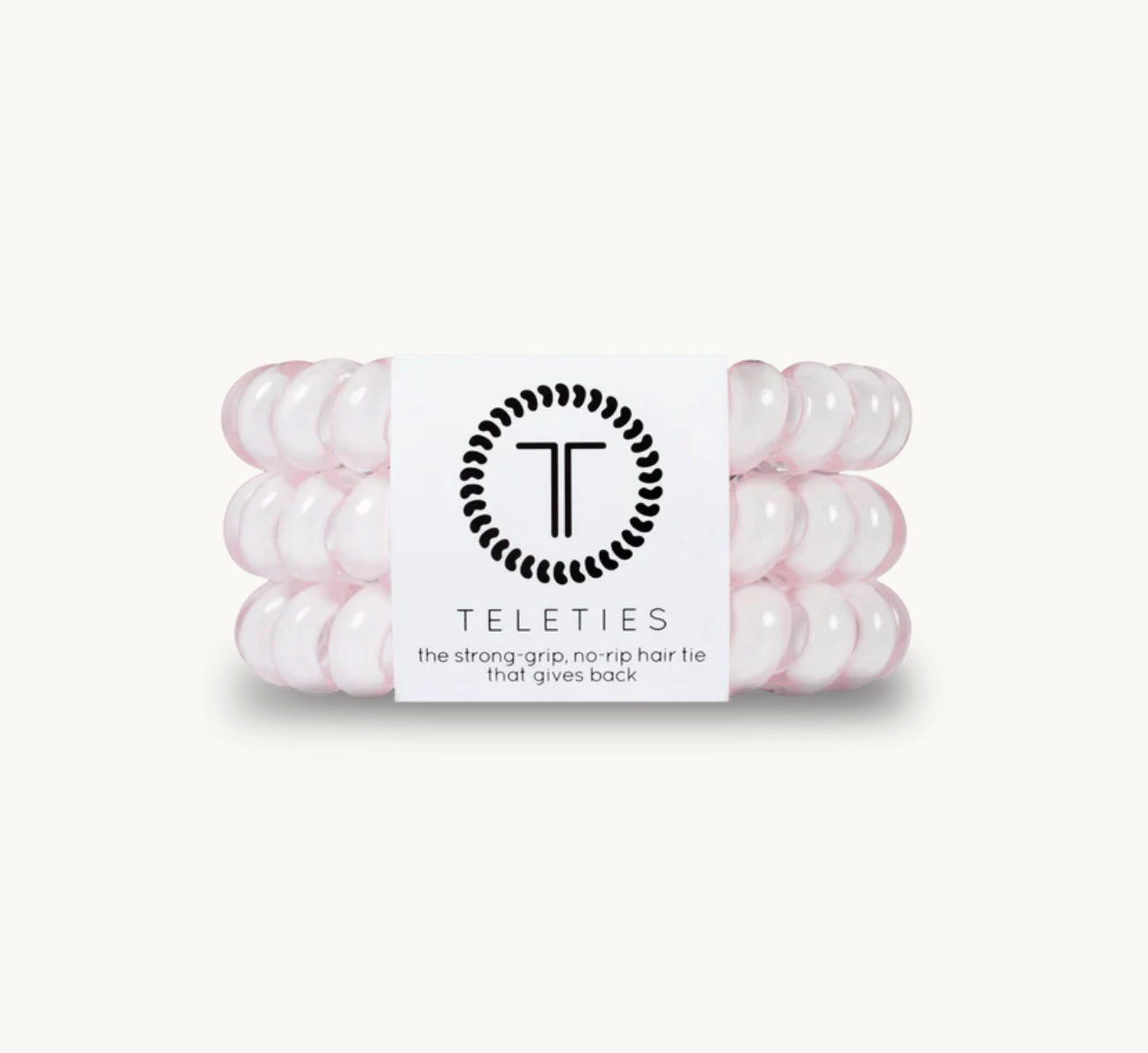 Teleties Rose Water Pink Hair Ties