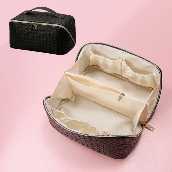 Woven Makeup Travel Case