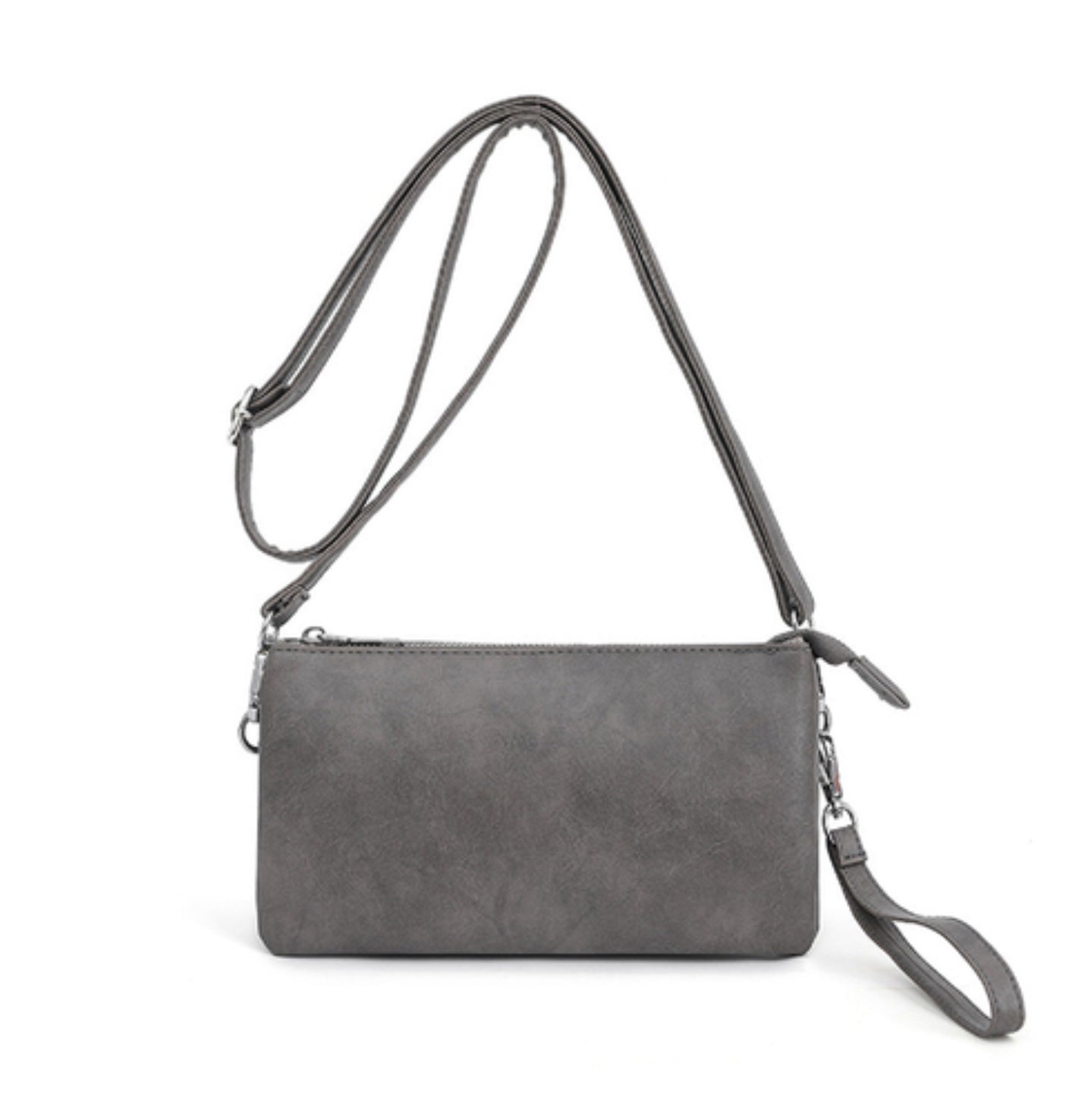 Vegan Leather Crossbody Clutch