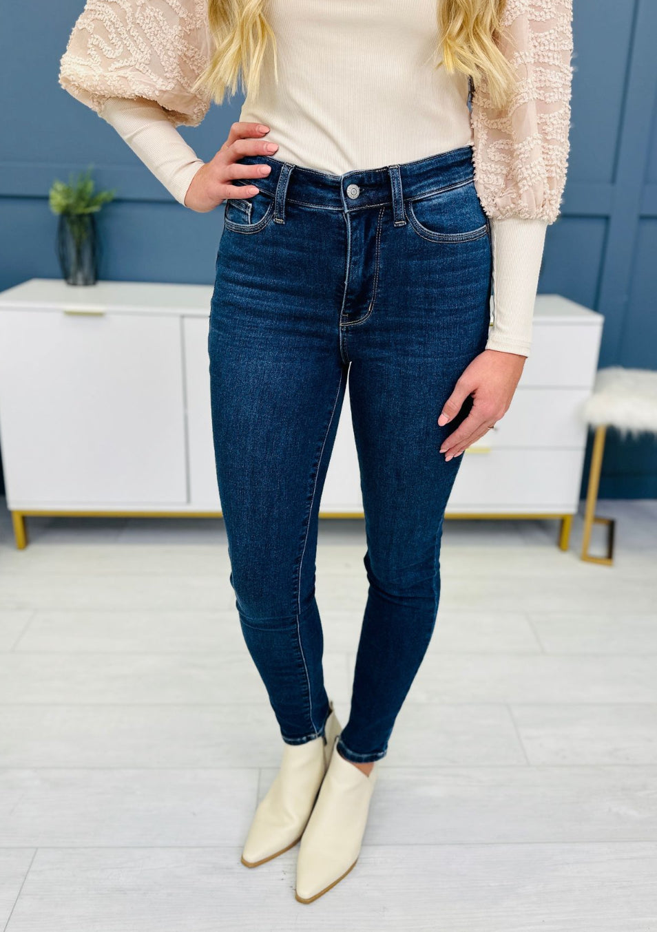 Judy Blue Thermal Skinny Jeans