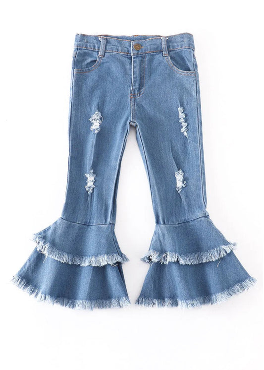 Girl’s Double Layered Denim