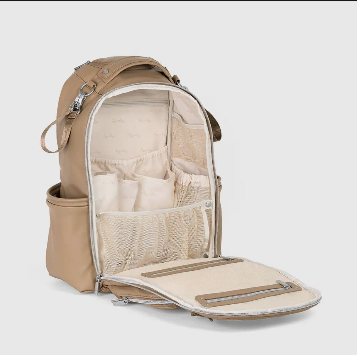 Itzy Ritzy Chai Latte Boss Plus Backpack Diaper Bag