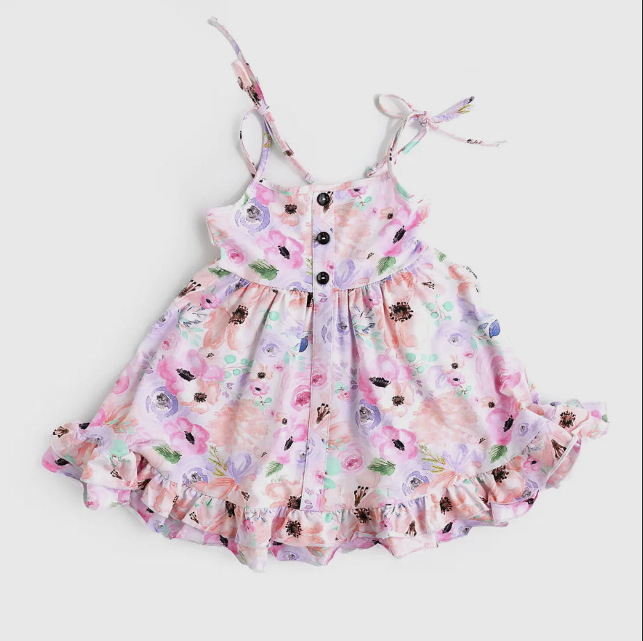 Abigail Floral Tie Twirl Dress by Gigi & Max