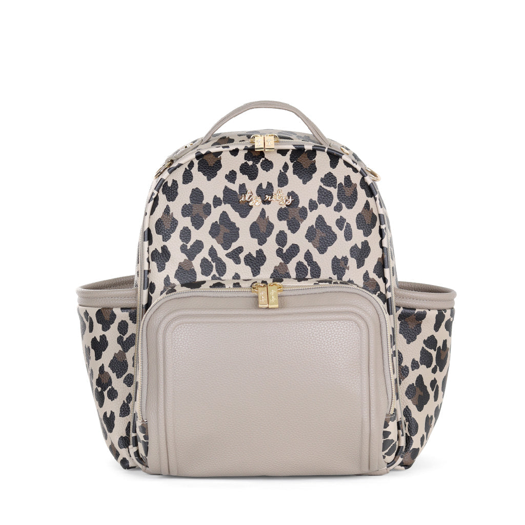 Itzy Ritzy Leopard Itzy Mini Plus Backpack Diaper Bag