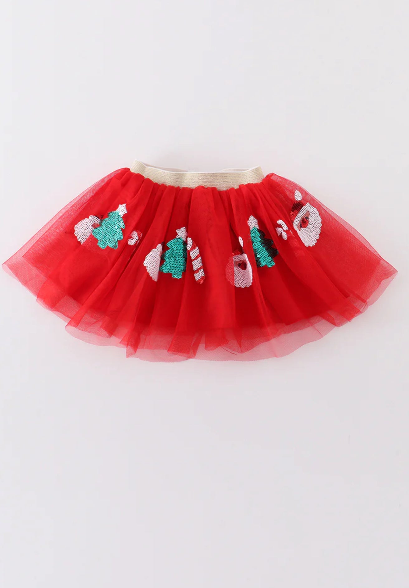 Christmas Red Sequin Tutu