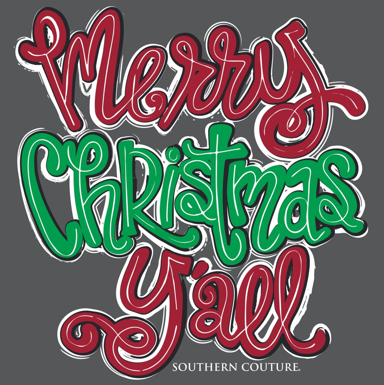 Southern Couture Merry Christmas Y’all