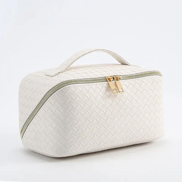 Woven Makeup Travel Case