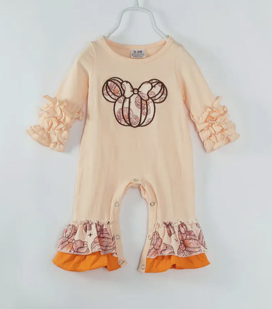 Disney Halloween Pumpkin Romper