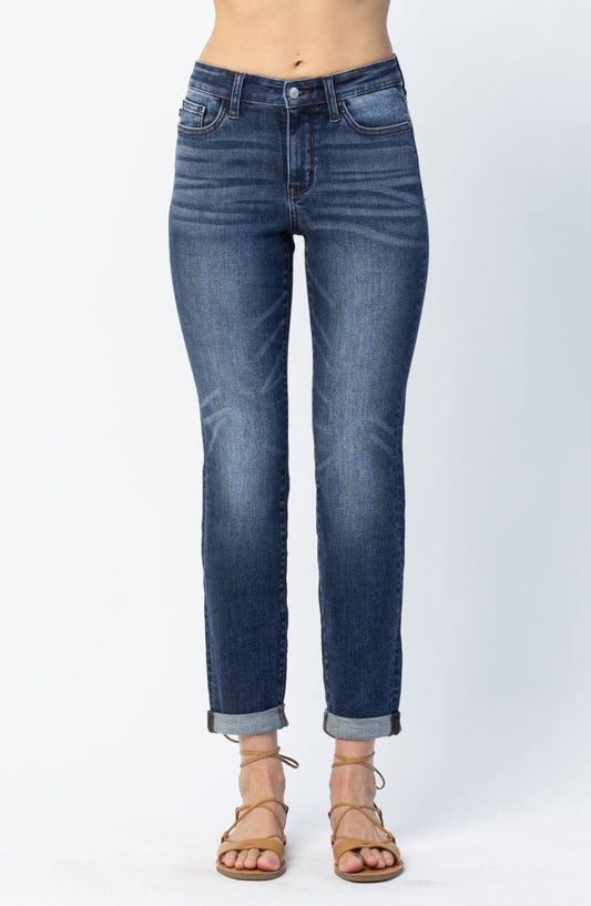 Judy Blue Basic Cuffed Slim Fit