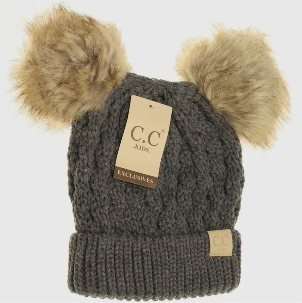 CC Cable Knit Kids Beanie