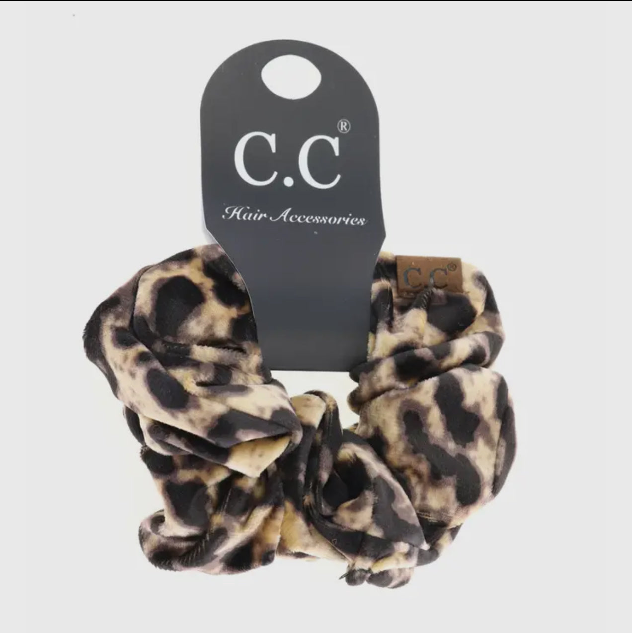 CC Leopard Scrunchie