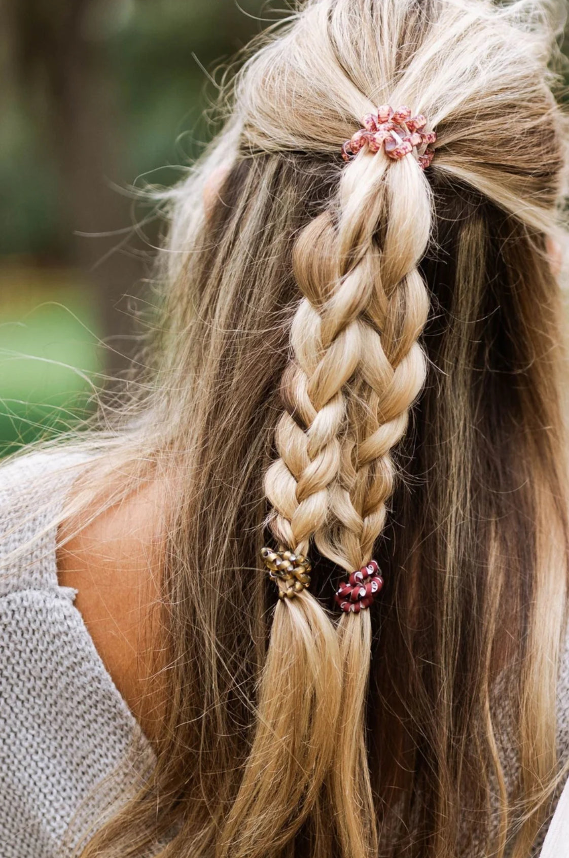 Teleties Burgundy Bliss Mix Hair Ties