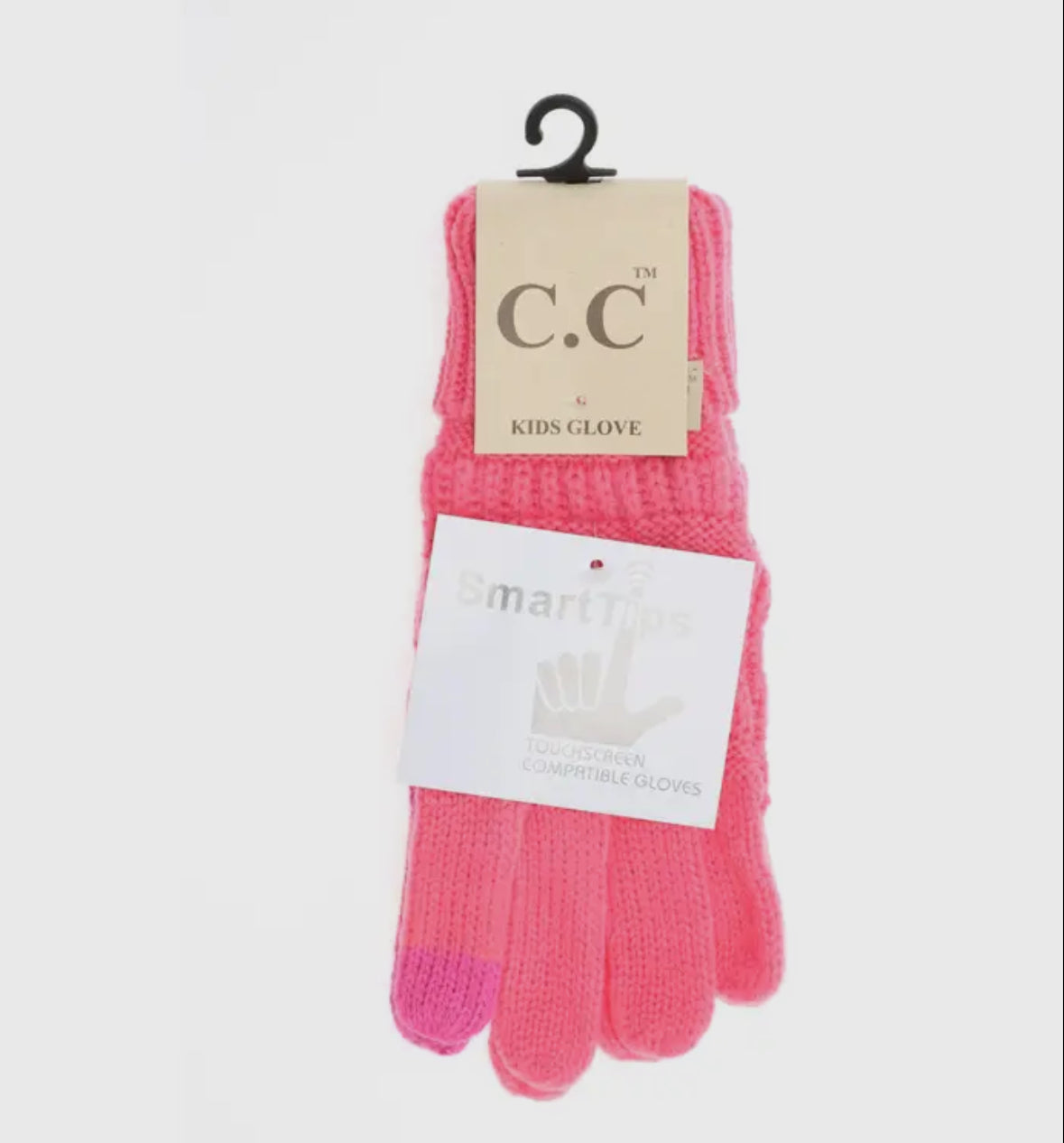 CC Cable Knit Kids Gloves