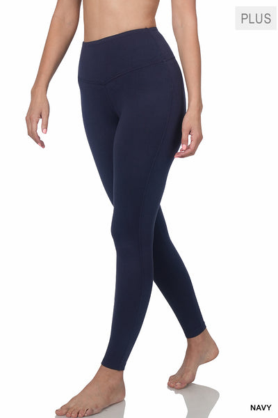 Microfiber Wide Waist Leggings (6 colors)