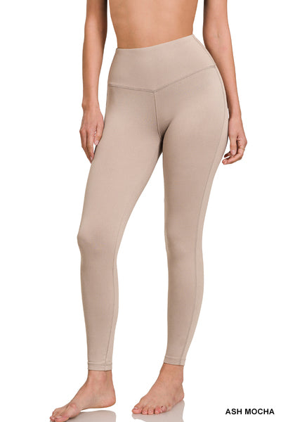 Microfiber Wide Waist Leggings (6 colors)