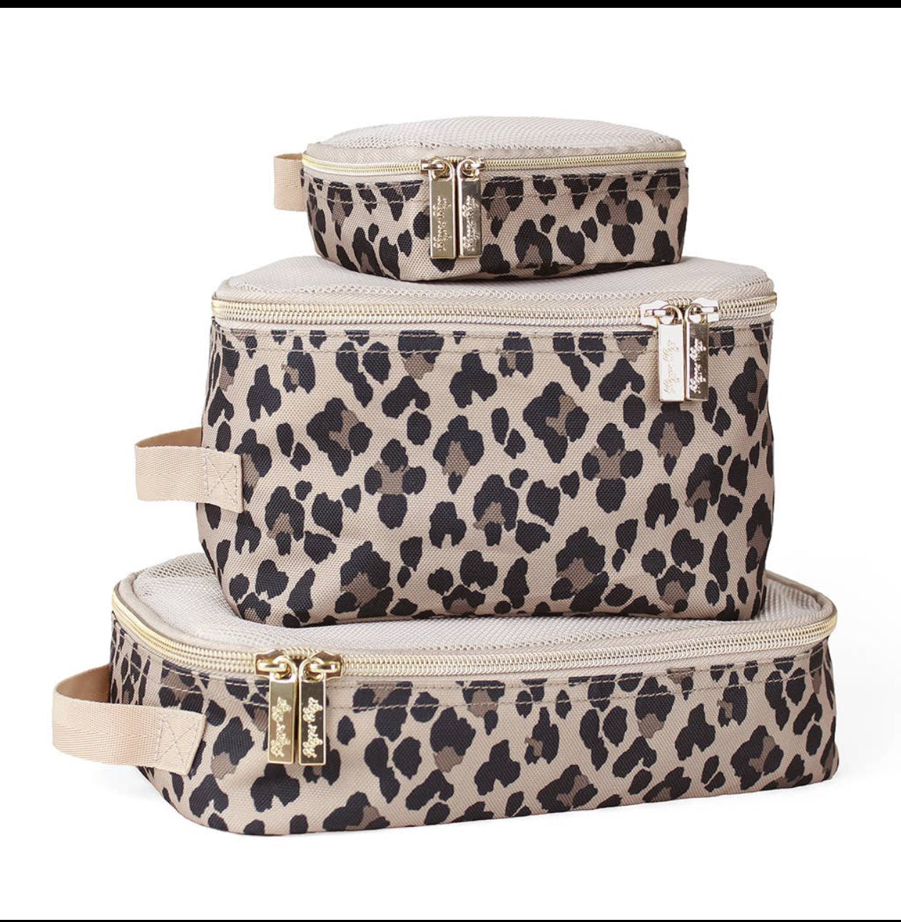 Itzy Ritzy Leopard Pack Like A Boss Packing Cubes