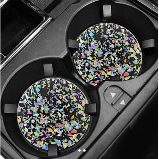 Glitter Car Coasters