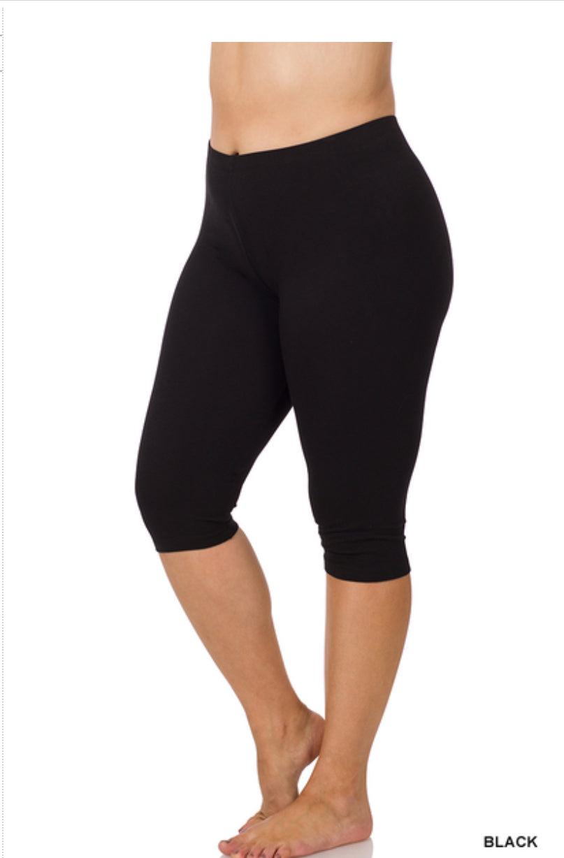 Capri Plus Leggings (13 colors)