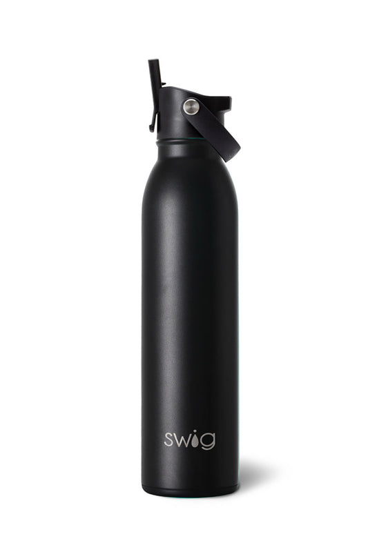 Flip & Sip 20oz Water Bottle in Black