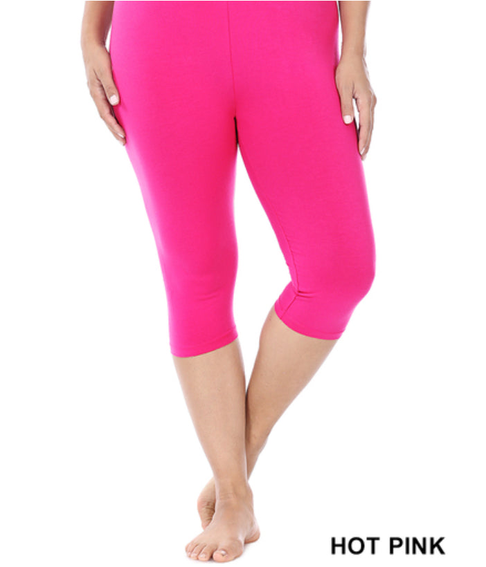 Capri Plus Leggings (13 colors)