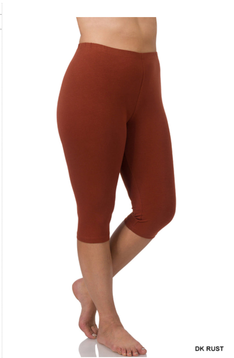 Capri Plus Leggings (13 colors)