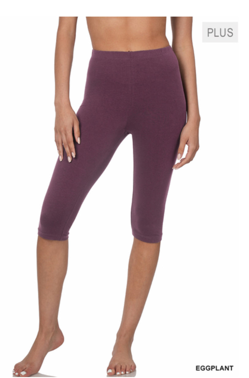 Capri Plus Leggings (13 colors)