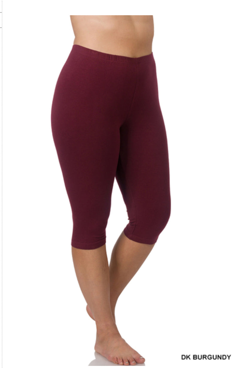 Capri Plus Leggings (13 colors)