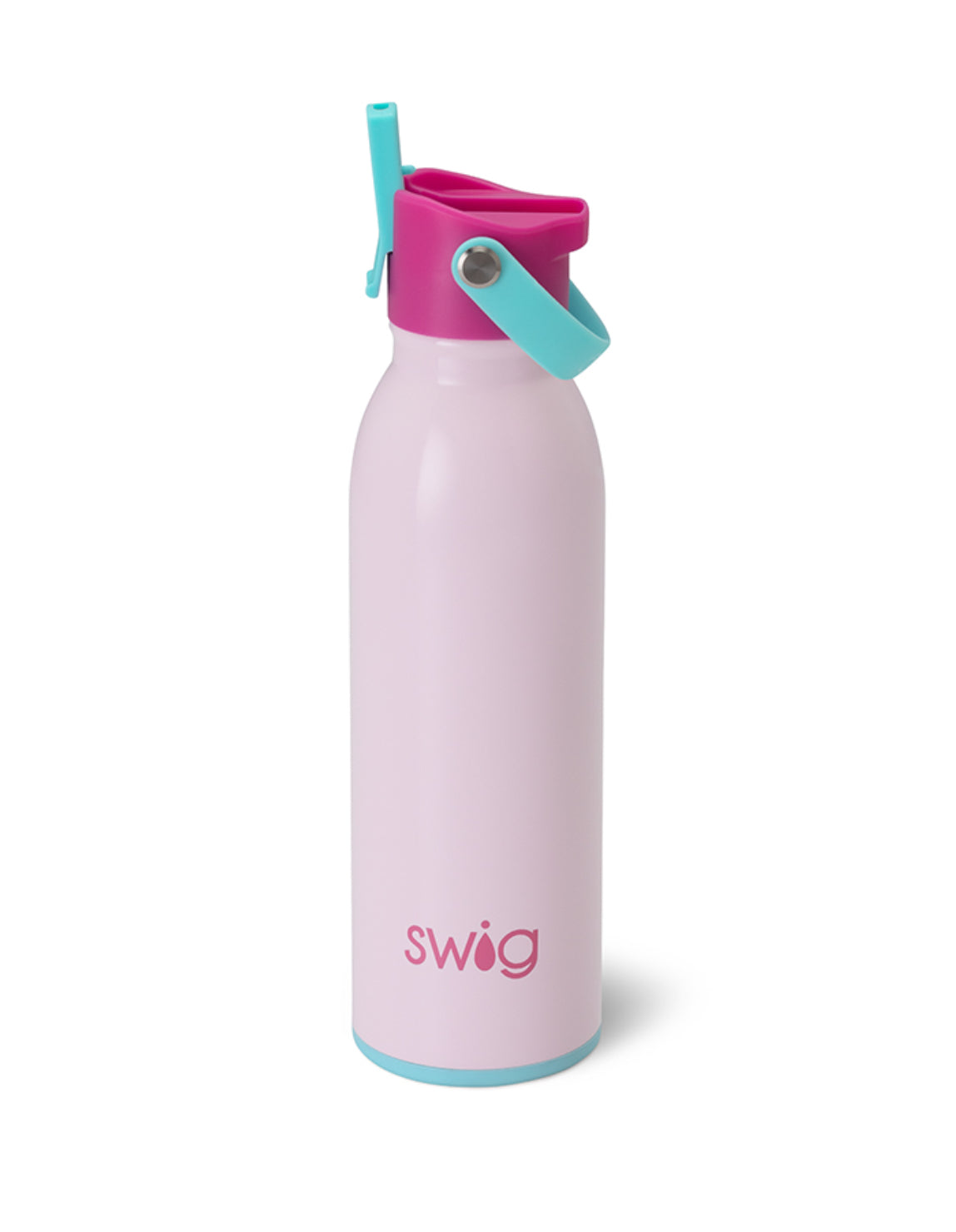 Flip & Sip Water Bottle 16oz Bottle in Cotton Candy