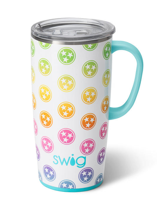 Swig Tennessee Tristar Travel Mug 22oz