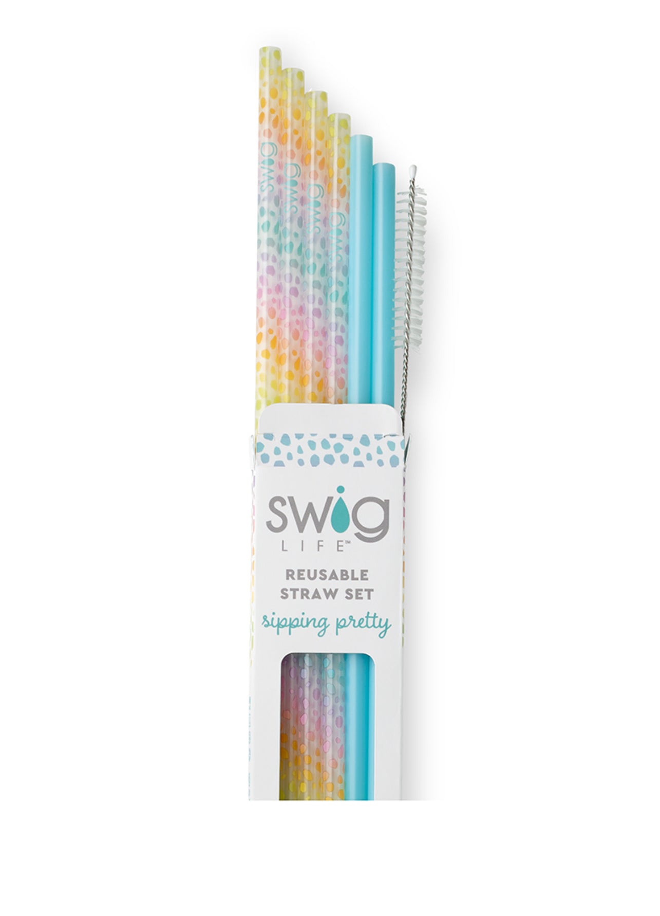 Wild Child & Aqua Straw Set