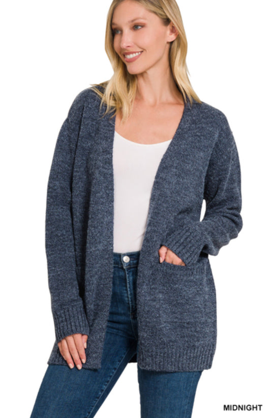 Open Front Sweater Cardigan