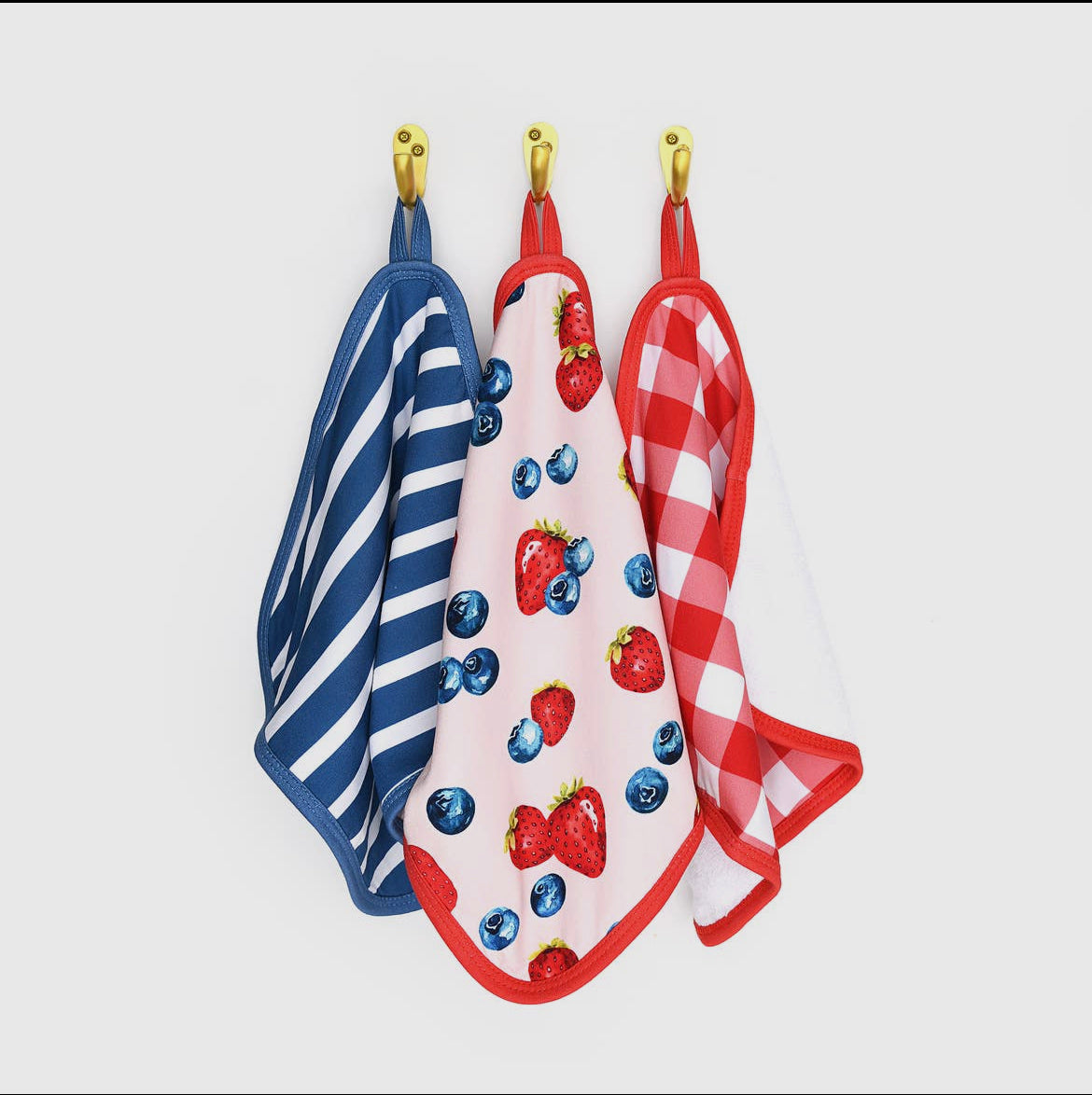 Rosie Berries Wash Cloth Set by Gigi & Max